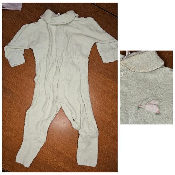 Vintage Baby Sleepers 2 Gerber Babygro Small up to 10lbs (705) - Picture 5 of 8